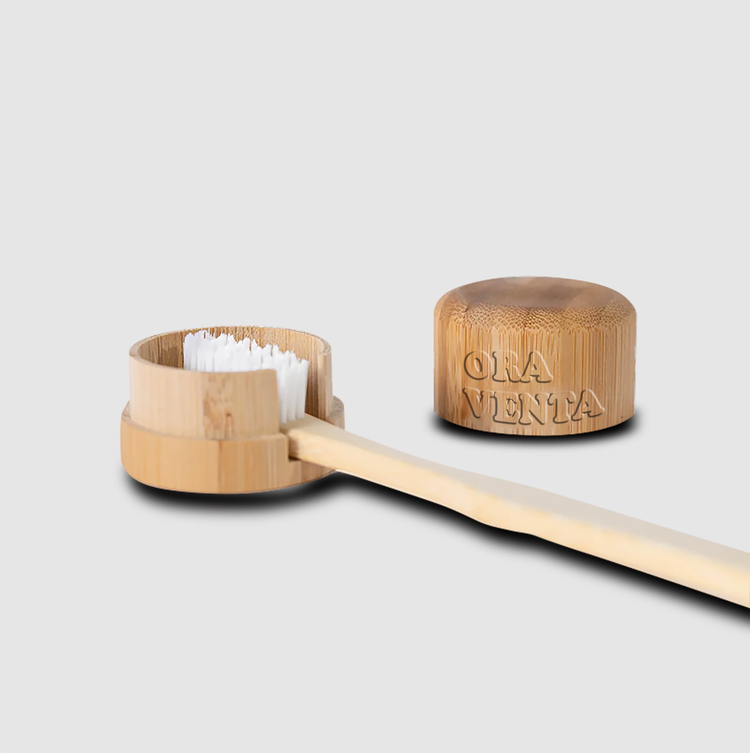 Bamboo Toothbrush Head Protector & Bamboo Toothbrush